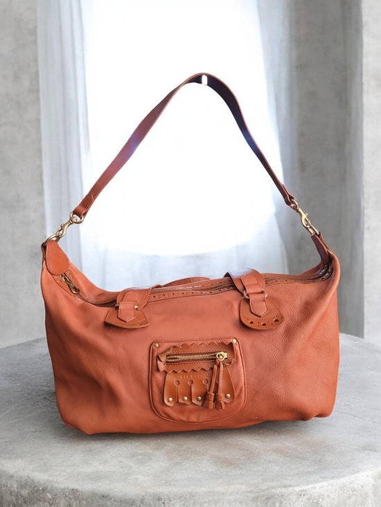 See By Chloe Handbags - See By Chloe' 2 Way Handbag Shoulder Bag Leather Burnt Orange